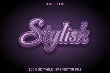 Stil Düzenlenebilir Metin Efekti 3d Kabartma Gradyan Tasarımı