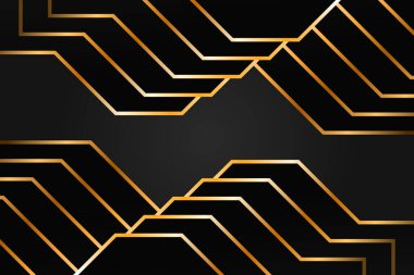 Sarı Lüks Soyut Arkaplan Biçimi