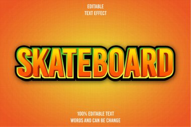 düzenlenebilir metin efekti 3d modern kabartma