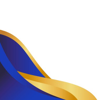 Donanma ve Altın Modern Lüks Eğri Sınır Dekorasyonu