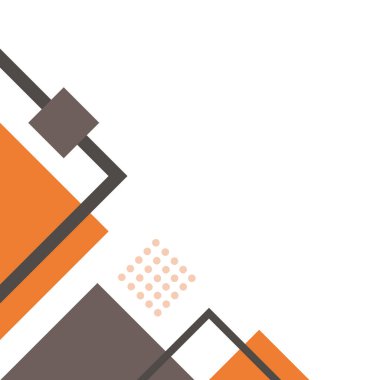 Soyut Geometrik Memphis Köşesi