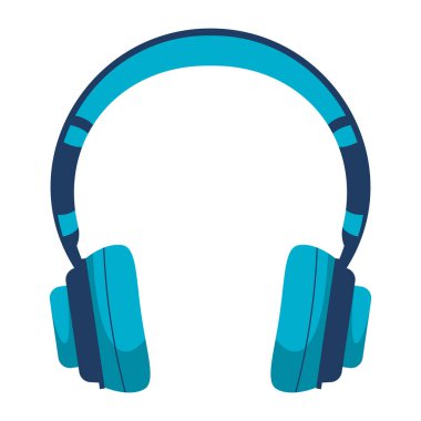 Düz Minimalist Kulaklık illüstrasyonu