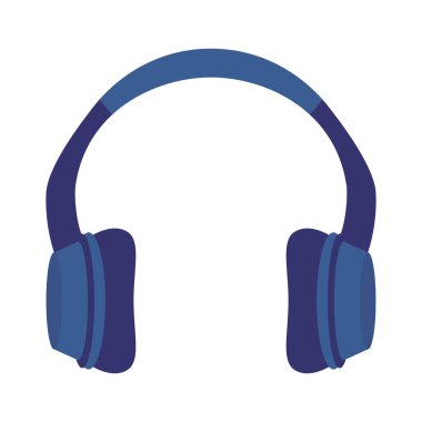 Düz Minimalist Kulaklık illüstrasyonu