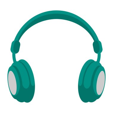 Düz Minimalist Kulaklık illüstrasyonu