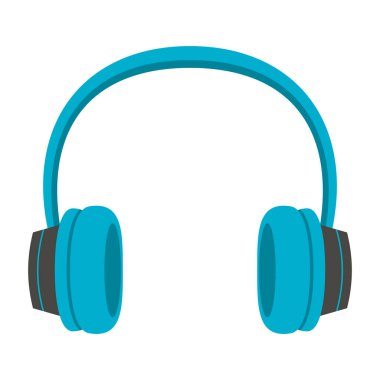 Düz Minimalist Kulaklık illüstrasyonu