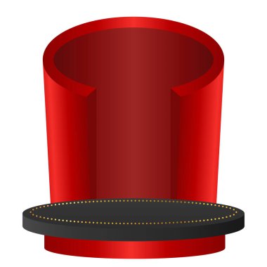 Siyah ve Kırmızı Modern Lüks Kara Cuma Satış Kürsüsü