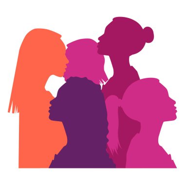 Uluslararası Kadın Günü Silüeti