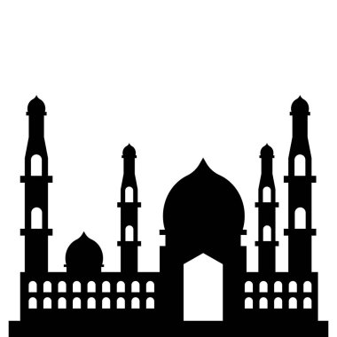 Düz İslami Cami Silüeti