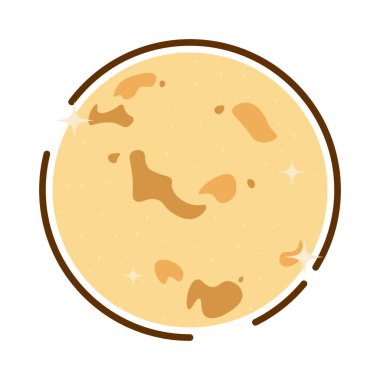 Taslaklı Dolunay Çizimi