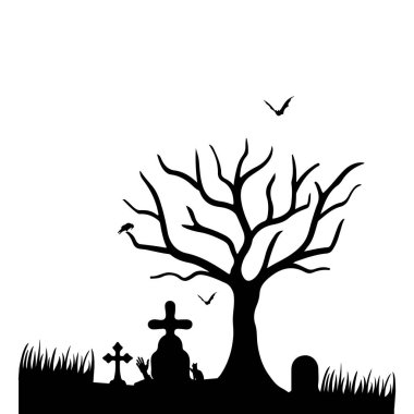 Cadılar Bayramı Mezarlığı Yer Silueti