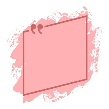 Pembe Minimalist Fırça Çerçeve Kutusu Dekorasyonu