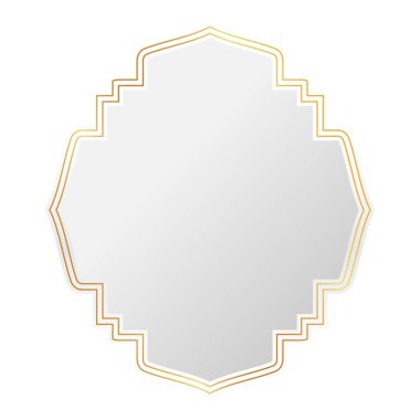 Beyaz Parlak İslami Çerçeve