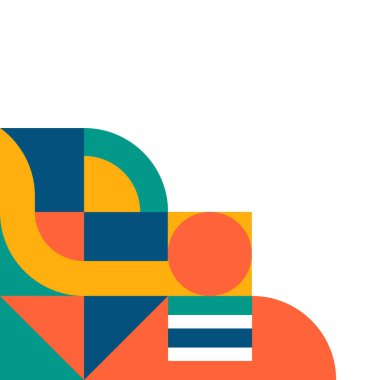 Soyut Bauhaus Köşesi Dekorasyonu