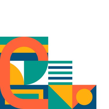 Soyut Bauhaus Köşesi Dekorasyonu