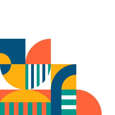 Soyut Bauhaus Köşesi Dekorasyonu