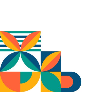 Soyut Bauhaus Köşesi Dekorasyonu