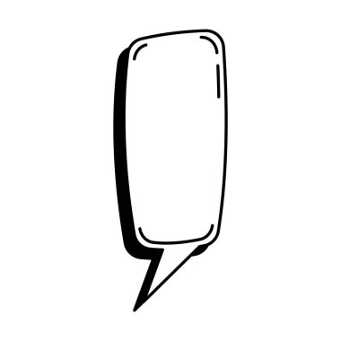 retro komik konuşma balonu