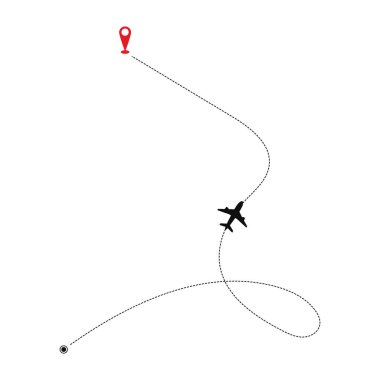 Hat Noktalı Uçak Seyahat Rotaları