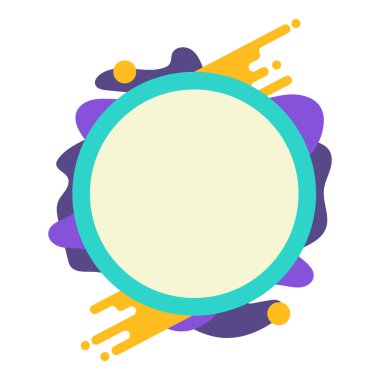 Soyut Minimalist Çember Çerçevesi