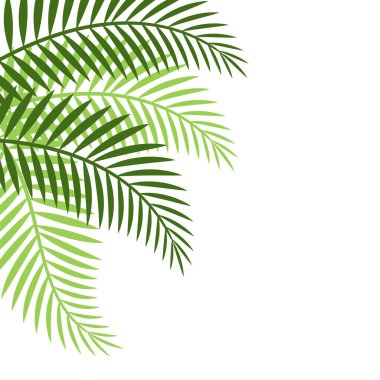 Avuç İçi Yaprağı Sınırı Dekorasyonu