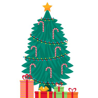Hediye Kutusuyla Noel Ağacı Dekorasyonu