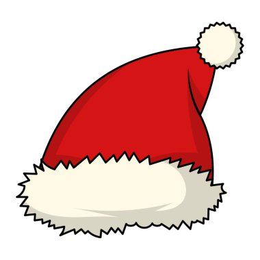 Taslaklı Noel Şapkası Süsü