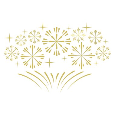 Yeni Yıl Yangını Sınır Dekorasyonu