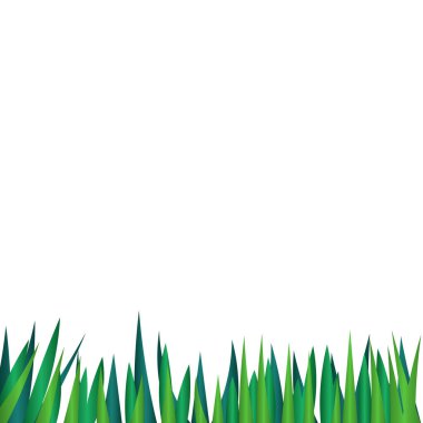 Yeşil Çimen Manzarası Çizimi