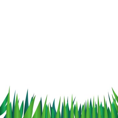 Yeşil Çimen Manzarası Çizimi