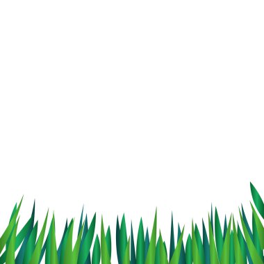 Yeşil Çimen Manzarası Çizimi