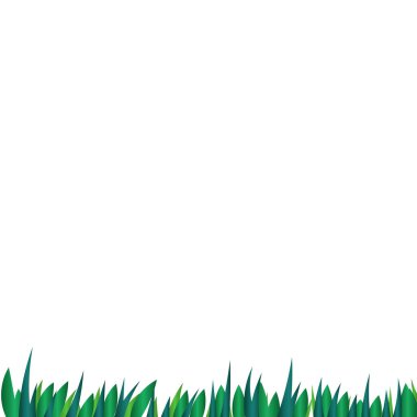 Yeşil Çimen Manzarası Çizimi