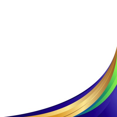 Modern Lüks Altın Dalgalı Sınır Dekorasyonu