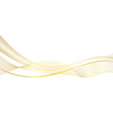 Altın Lüks Dalgalı Çizgi Sınırı