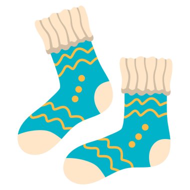 Christmas Sock Ornament Illustration