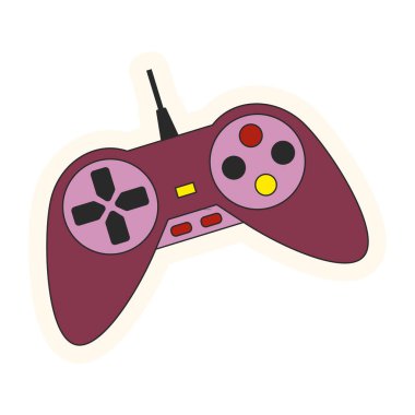 Modern Renkli Retro 90 'ın Etiketi