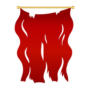 Hasarlı Kızıl Bayrak Çizimi