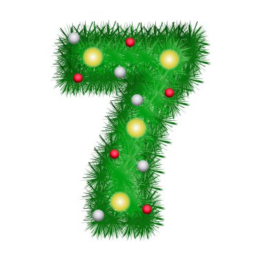 Noel çelengi 7 numara.