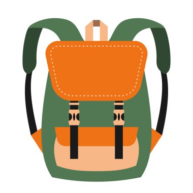 Modern Seyahat Çantası İllüstrasyonu