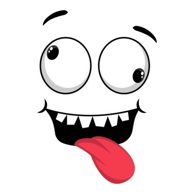 Retro Komik Yüz Duygusallığı