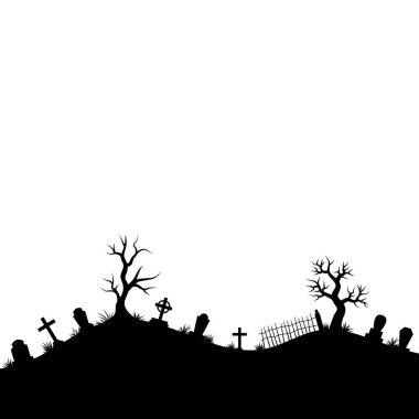 Cadılar Bayramı Mezarlığı Yer Silueti