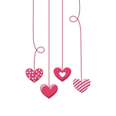 Sevgililer Günü Asılma Sınırı Dekorasyonu