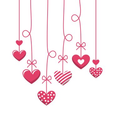 Sevgililer Günü Asılma Sınırı Dekorasyonu