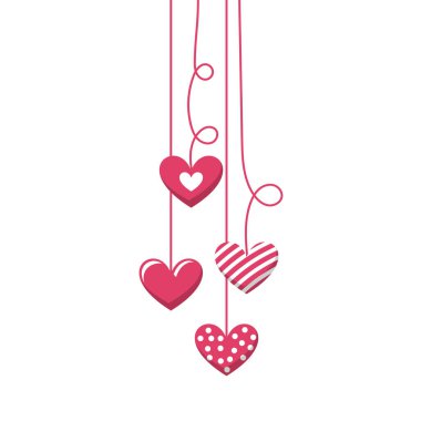 Sevgililer Günü Asılma Sınırı Dekorasyonu