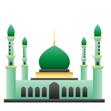 İslam Camii Manzarası Çizimi