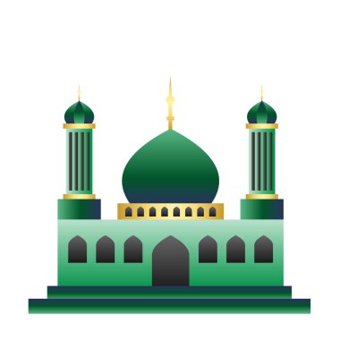 İslam Camii Manzarası Çizimi