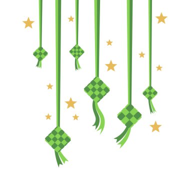 Ramazan Ketupat Asılma Sınırı Dekorasyonu