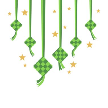 Ramazan Ketupat Asılma Sınırı Dekorasyonu