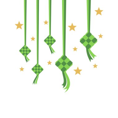 Ramazan Ketupat Asılma Sınırı Dekorasyonu