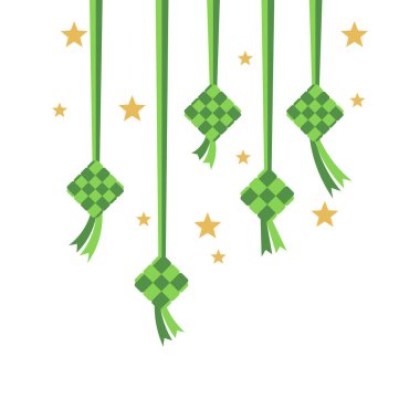 Ramazan Ketupat Asılma Sınırı Dekorasyonu