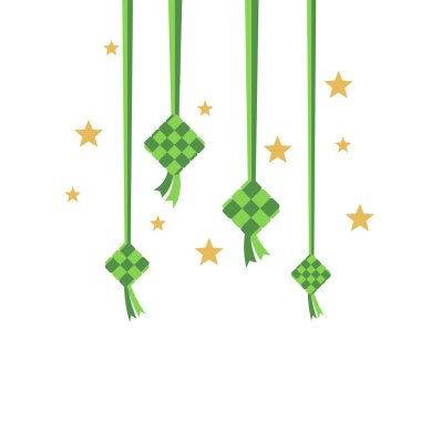 Ramazan Ketupat Asılma Sınırı Dekorasyonu